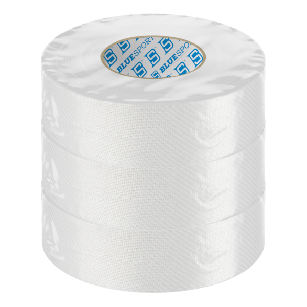 WHITE CLOTH HOCKEY TAPE PACK OF 3