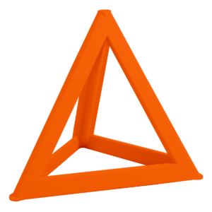 TRIANGULAR CONE  7"