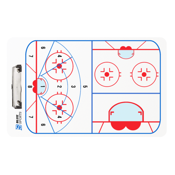 GOALIE HOCKEY COACH BOARD - 10" X 16"