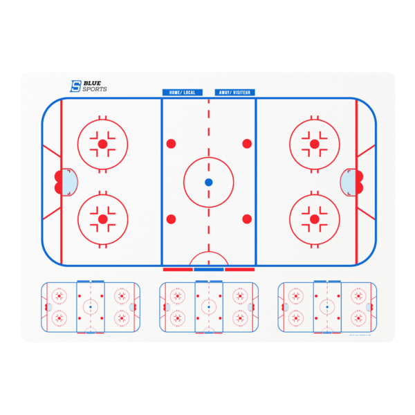 SELF-ADHESIVE HOCKEY COACH BOARD - 25" X 17"