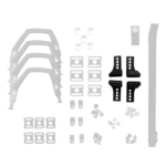 Clip d'arrêt en plastique de form «J» pour écran facial